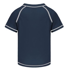 Csqtongan Boys' Swimming Shirt UV Shirt Swimming Top Swimming Shirt Kids Short Sleeves Rash Guard Swimwear Quick Dry T-Shirt, darkslategray