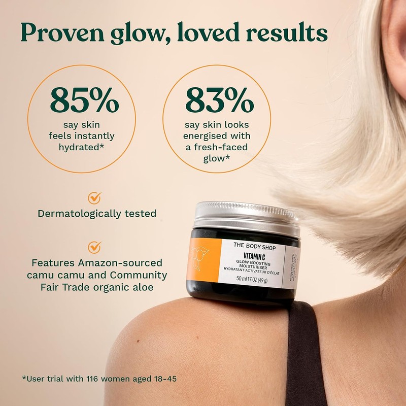 The Body Shop Vitamin-C Boost Moisturizer, 1.7 Oz