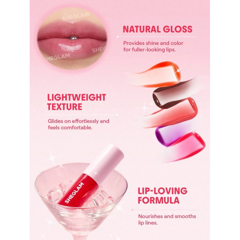 Sheglam Jelly Wow Aceite Labial Tintado - Pinky Swear