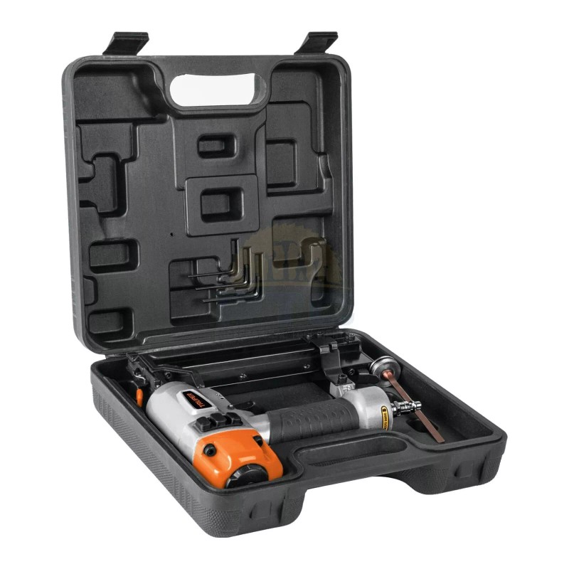 Truper CLNE-18E Professional Pneumatic Nailer and Stapler, 18 Gauge
