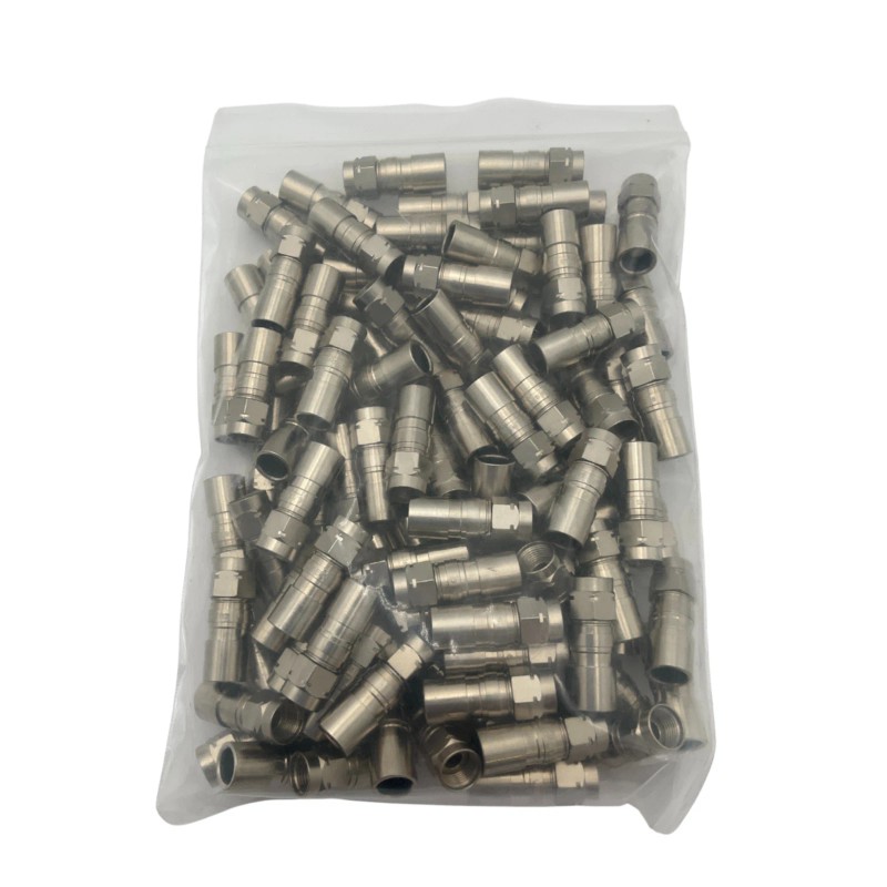 BELDEN Pack Of 100 Corning Gilbert GF-URS-6 RG6 Coaxial Compression