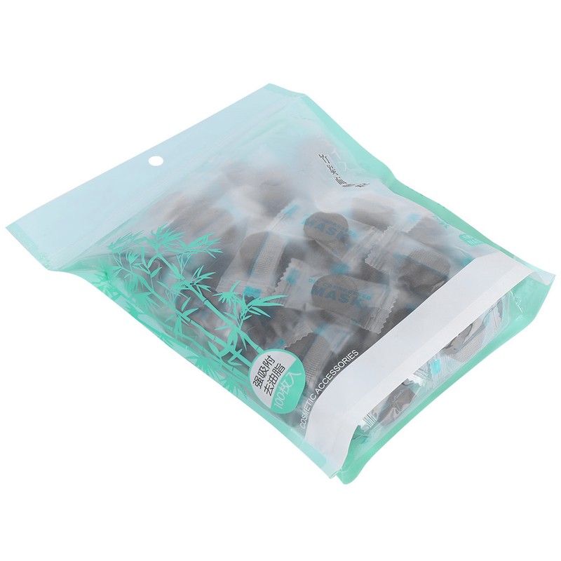 100Pcs/Pack Bamboo Charcoal Disposable Skin Care Compressed Face Mask DIY