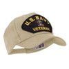 e4Hats.com Veteran Military Large Patch Cap - US Navy Khaki