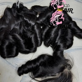 Cambodian Raw Hair Bundle Cuticle Aligned Raw Hair Bundles Vendorscolor: 1pc Italy Curly, Stretched Length: 30 inches
