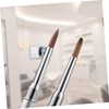 Outanaya 2Pcs Gradient Nail Art Pen Durable Nail Gel Brushes