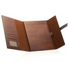 GALLAWAY LEATHER Padfolio Portfolio Folder – Slim Portfolio Folio Organizer
