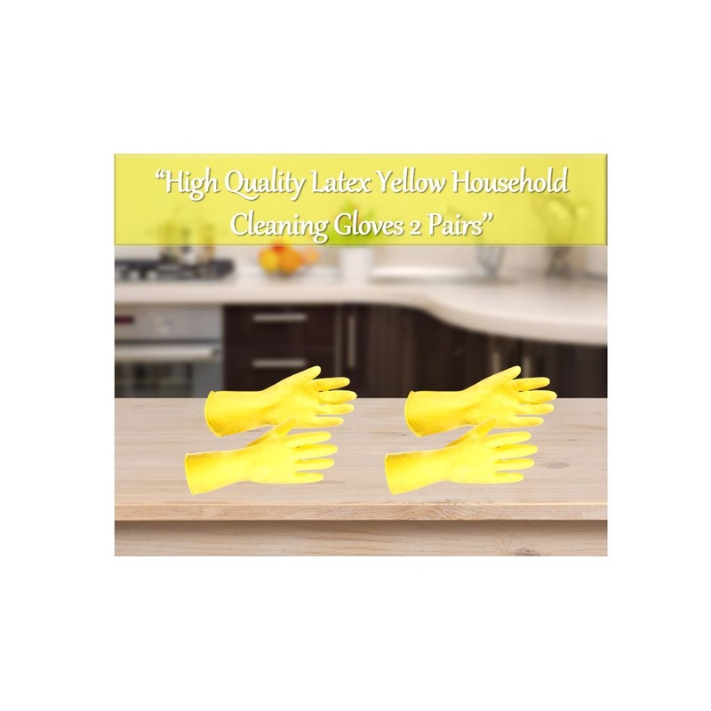Waterproof Kitchen Cleaning Latex Gloves for Dish Washing Laundry Cleaning