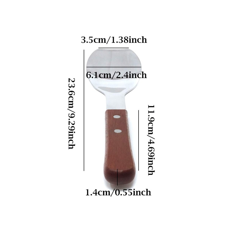 Honbay 1PCS Stainless Steel Ice Cream Scoop Spade Spoon Scooper