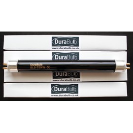 DuraBulb 4 x F4 T5 BLB UV Blacklight Bulbs for 4W UV Note Checkers