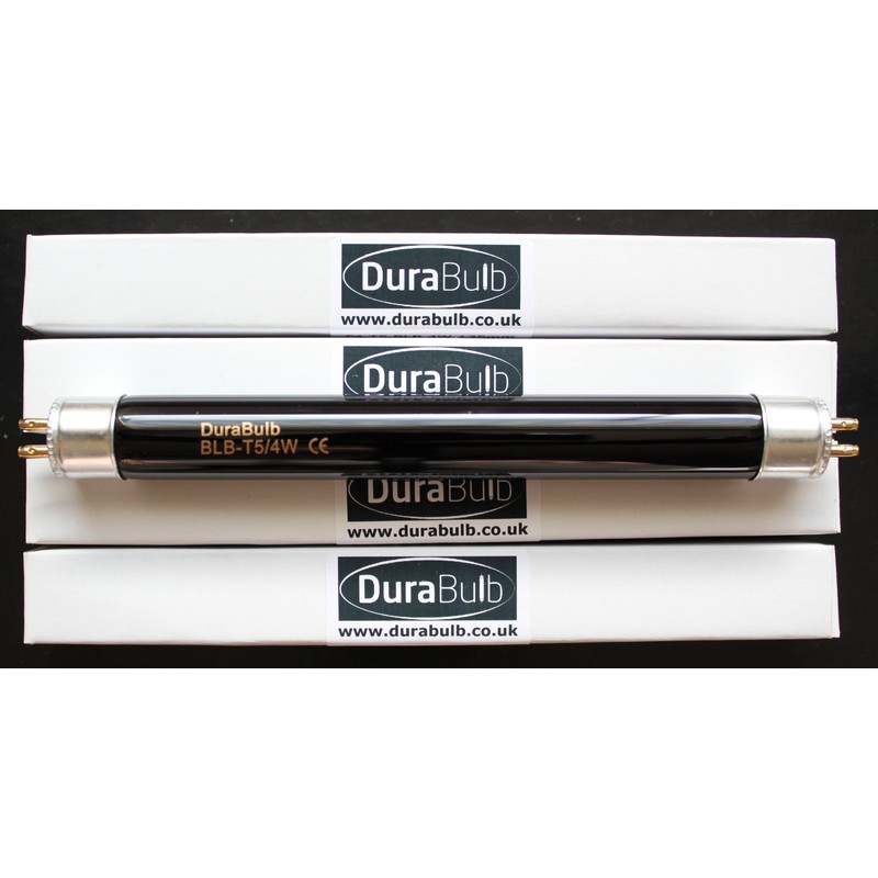 DuraBulb 4 x F4 T5 BLB UV Blacklight Bulbs for