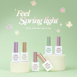 Very Good Nail Peel Spring Light 6 Piece Set Magnetic Gel / 베리굿네일 필 스프링라이트 6종 세트 자석젤