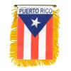 Flag Puerto Rico Window Mini Banner Mirror Polyester Hanging State