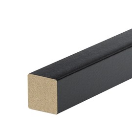 REESE Square Strip Black MDF Profile & Accessories 20 x 20 mm