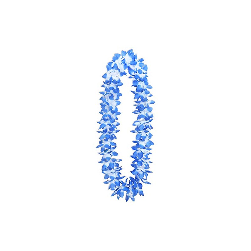 Blue Pikake Fabric Lei- 1 pc.