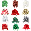 jijAcraft 24 Pcs Christmas Bows for Gift Wrapping Present Wrap