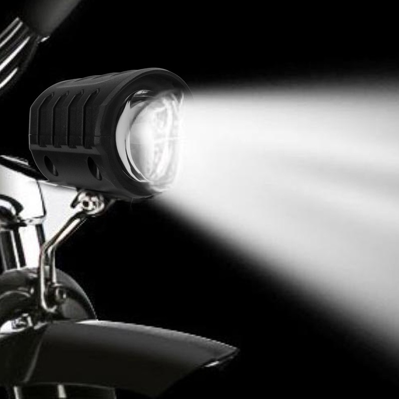 Electric Scooter Headlight Bright LED Inbuilt Horn Waterproof Easy Installation