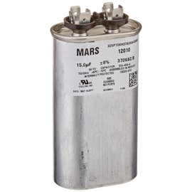 MARS - Motors & Armatures 12010 Motor Run Capacitor 15 MFD 370V Oval