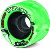 Sure-Grip Indoor Twister Roller Skate Wheels - White/Green