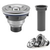 QuiLanTu 3 1/2" Kitchen Sink Drain Kit Replacement Sink Drain