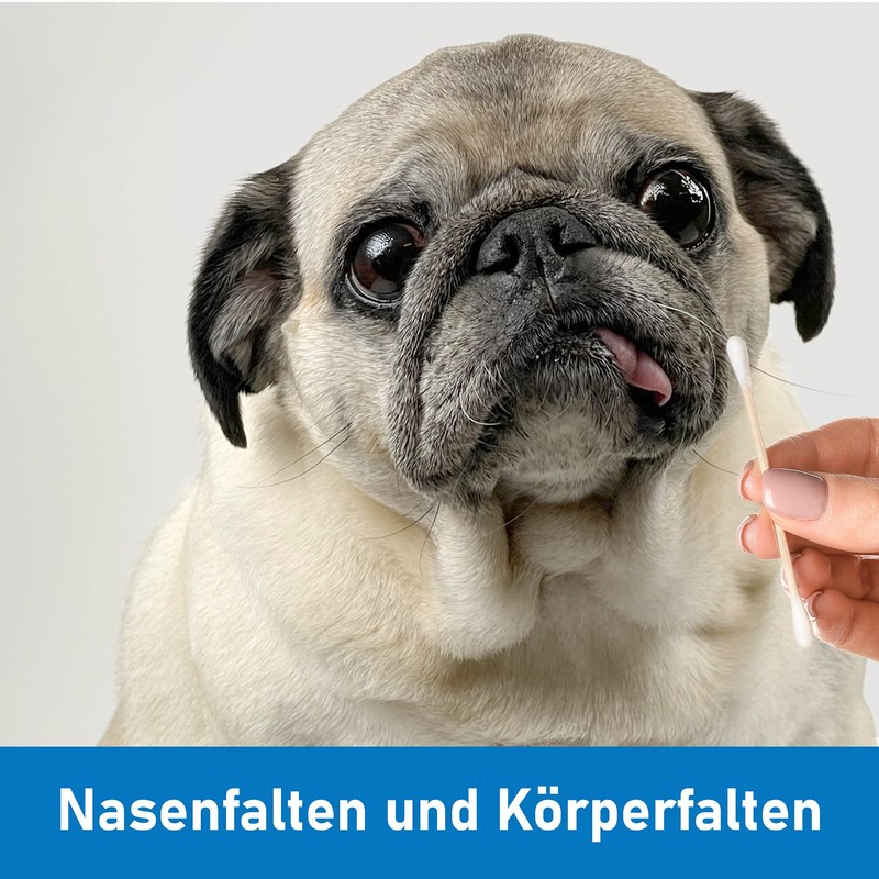 Kosmetex 250 x Mix Ear Cleaning for Dogs, Wide Cotton