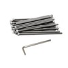 iexcell 25 Pcs M4 x 100mm Thread Pitch 0.7 mm