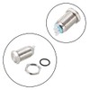 uxcell Momentary Metal Push Button Switch 10mm Mounting Dia 1NO