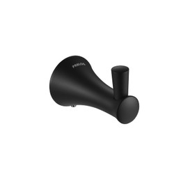 PARLOS Towel Hook, Wall Mounted Coat Hook, Matte Black Robe Hook for Bathroom