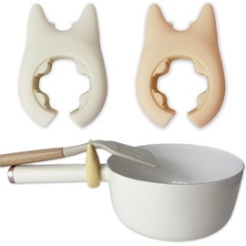 Spoon Rest for Cooking - 2pcs Wok Spatula Holder Silicone Adjustable Kitchen Utensil Rest for Pot Boil Over Spill Stopper Kitchen Gift Gadgets