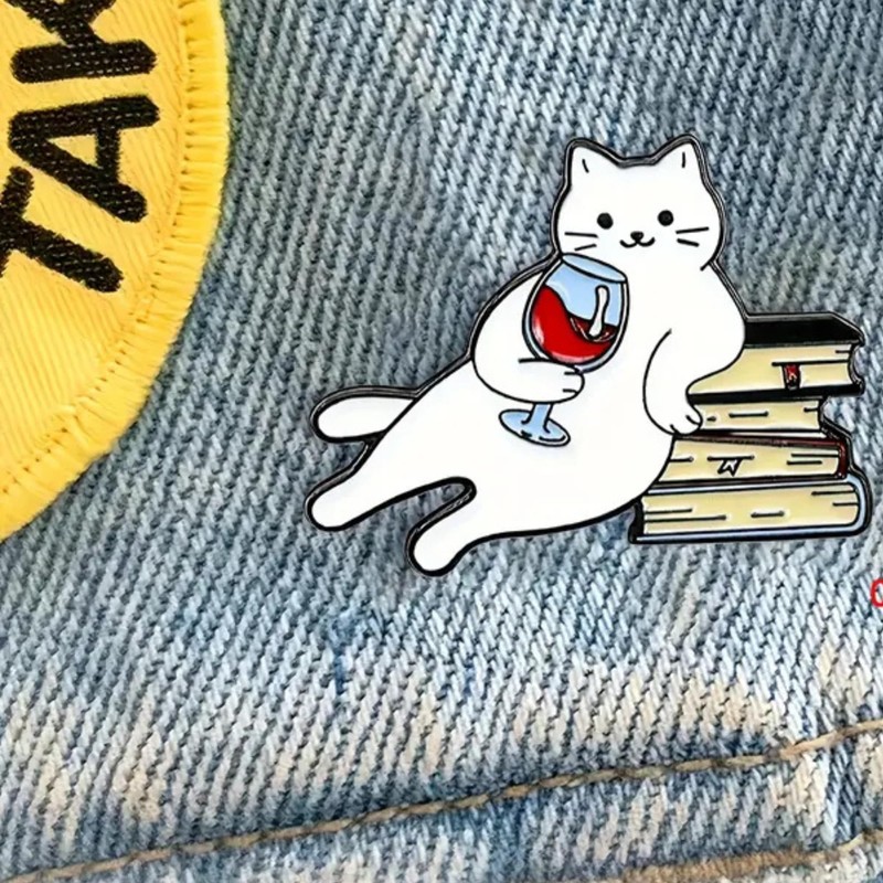 Suyasawa Cat Pin Badge Set of 4 Types Pin Brooch