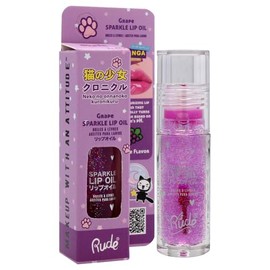 Manga Collection Manga Sparkle Lip Oil - Grape by Rude Cosmetics for Women
