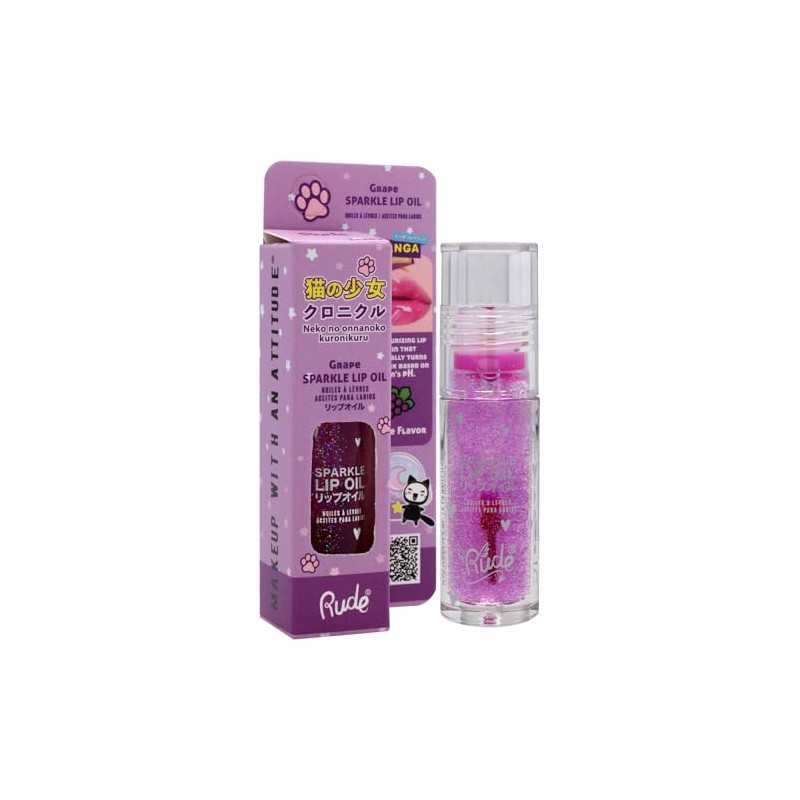 Manga Collection Manga Sparkle Lip Oil - Grape by Rude