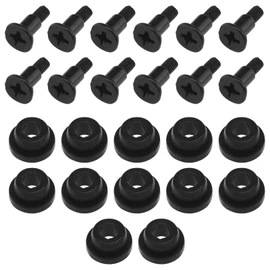 SG Store 12 Sets 2.5 Inches Hard Drive Screw with Rubber Washer Kit Hard Drive Shock Absorbing Screw Shock Absorption Screw for 2.5 Inches HDD SSD Computer Cases