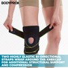 Bodyprox Knee Support with Side Stabilizers and Gel Pads for
