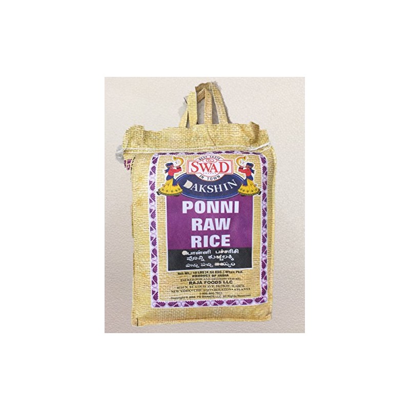 Swad Ponni Raw Rice - 10lb