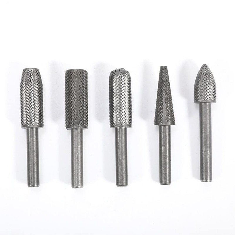 5pcs Electric Rotary File Embossed Steel File Soft Metal File