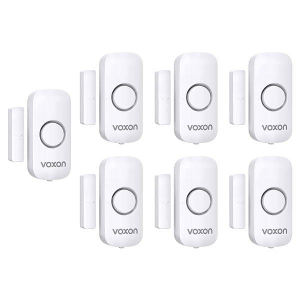 VOXON VOXON Tralarm Fensteralarm, Einbruchschutz Tralarmsensor, 2-in-1-Alarm und Trklingel,, Drahtlose