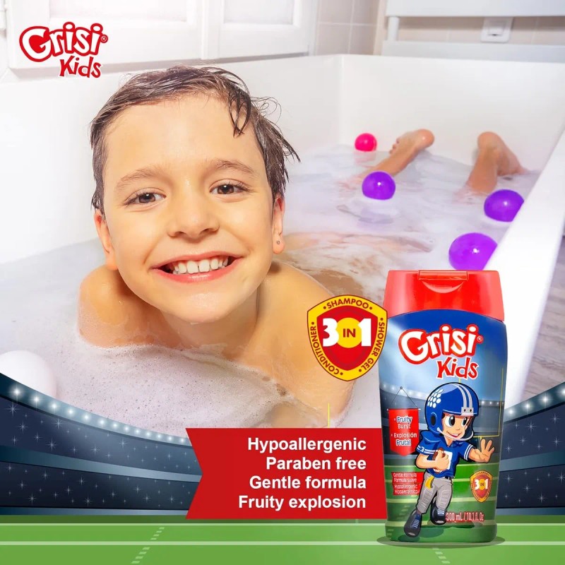 Grisi Shampoo Kids De Manzanilla, Shampoo Limpiador Para Niñ