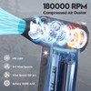 Compressed Air Duster, 180000RPM Electric Air Duster Whit LED Lighting