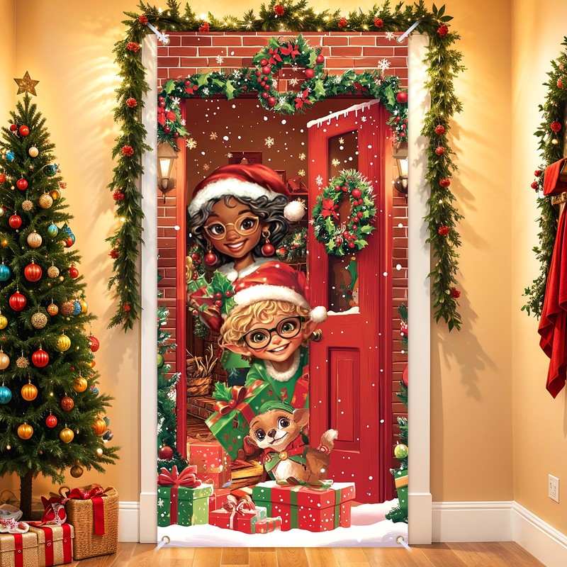 Christmas door cover (2)