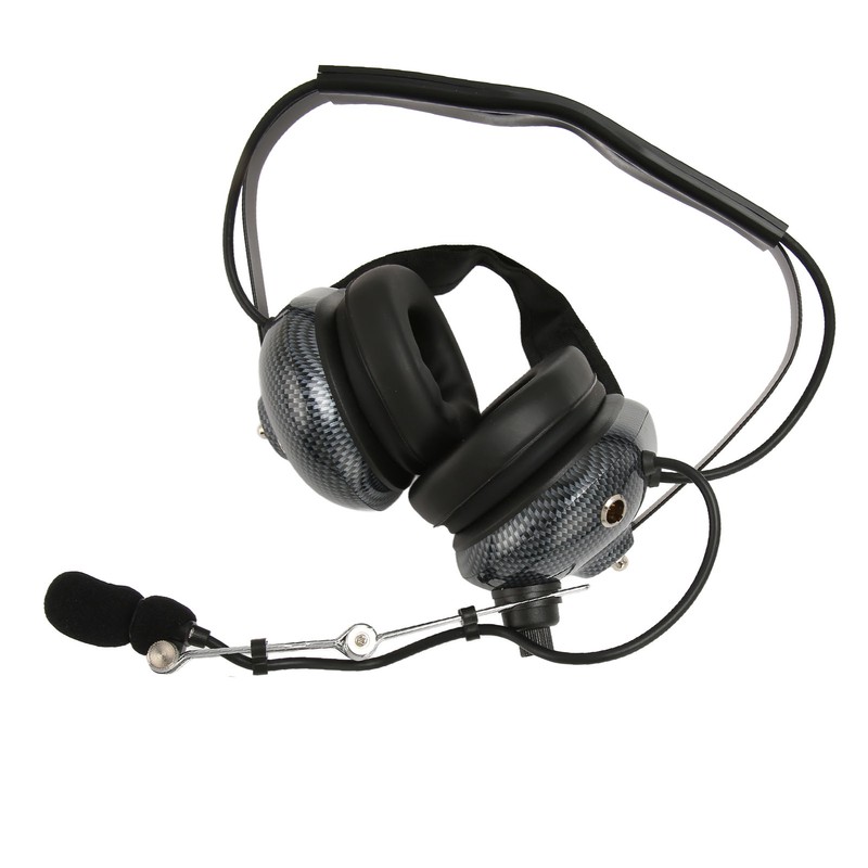 Aviation Headset Professional 5 Pin Connector K Head Noise Reduction