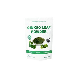 Chérie Sweet Heart Organic Ginkgo Biloba Leaf Powder, Filler Free, No GMOs, Vegan Friendly (8 Ounce)