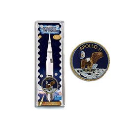 Echo Toys Legends of Space - Saturn V Rocket Set with Apollo II Patch