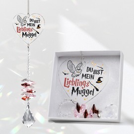 SECOGM Partner Geschenke, Jahrestag Geschenk für Ihn Sie, Beste Freundin Geschenke Lieblingsmensch Geschenk Pärchen Geschenke Kristall Sonnenfänger Geburtstagsgeschenk für Mädchen Frauen Freundin