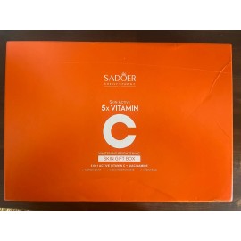 SADOER 6pcs/Set SADOER Vitamin C Skin Care Sets Face Cream Facial Cleanser Serum Toner