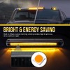 OPP ULITE Silverado Cab Lights Amber 30 Led, Smoke Cover