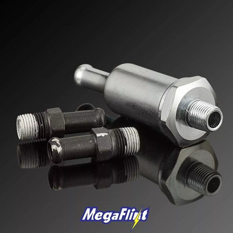 ‎Megaflint 12V Electric Fuel Pump Metal Solid (2.5-4 PSI) Low