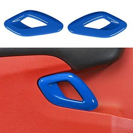 for Challenger Inner Door Handle Cover Trim Accessories for Dodge Challenger 2015-2022(Blue,2pcs/Set)