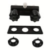 Autokemat 4" RV Shower Valve Diverter Faucet Black