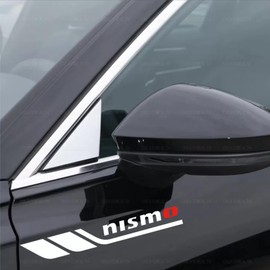 nismo body sticker fender general purpose door side rear glass side skirt emblem hide scratches improve appearance cool unique decoration waterproof heat resistant (Ginyaku)