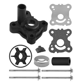 QAGGUM Water Pump Impeller Repair Kit Fit for Honda Outboard 8 9.9 10 15 20 HP BF8D BF9.9D BF15D BF20D Boat Motor Engine Parts Replace 06193-ZW9-A32 06193-ZW9-A33 06193-ZW9-A34